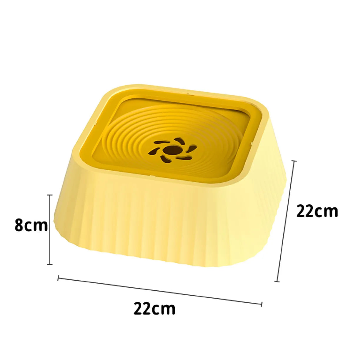 DryMuzzle — Floating Disk Pet Water Bowl