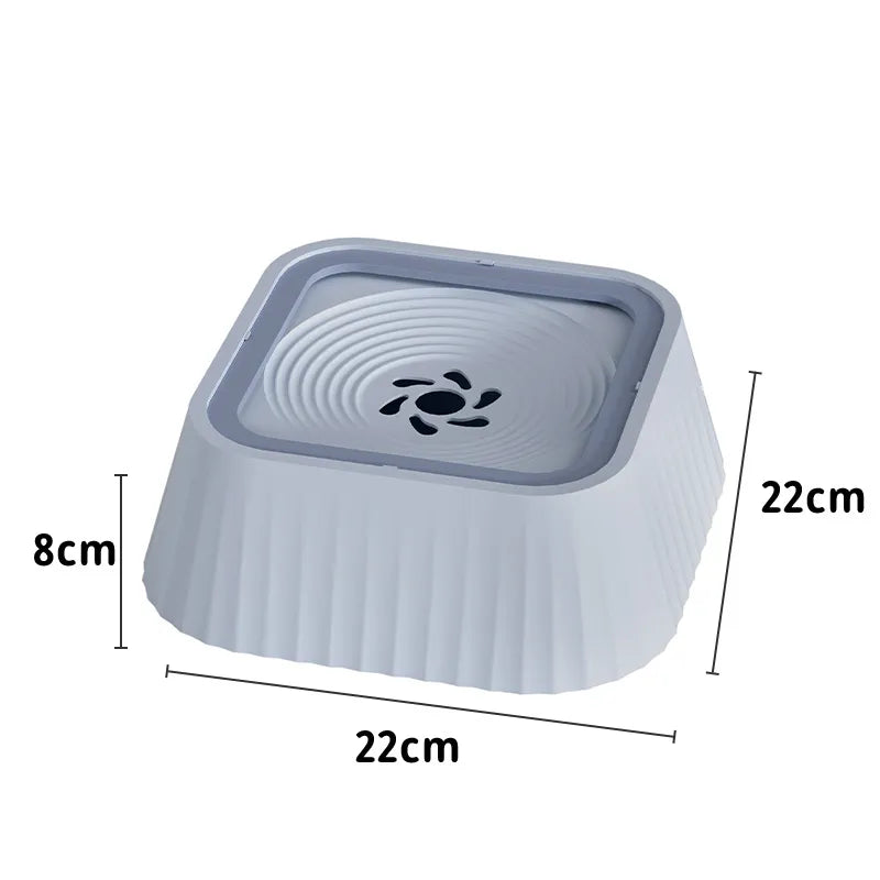 DryMuzzle — Floating Disk Pet Water Bowl