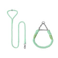 Woven Cotton Dog Leash and Collar Set