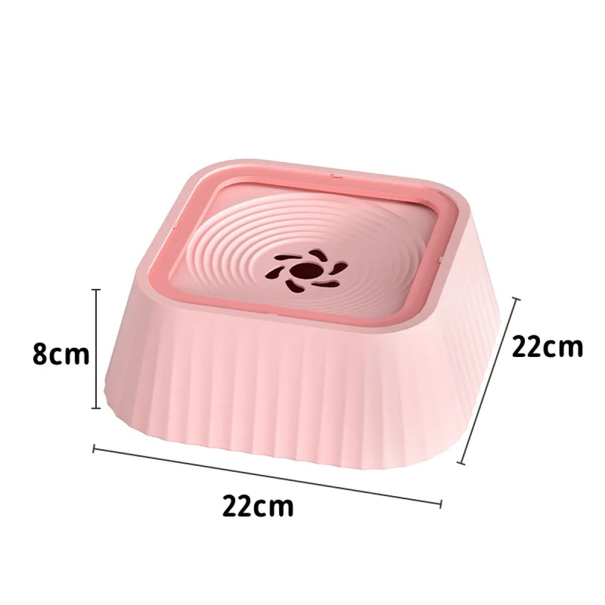 DryMuzzle — Floating Disk Pet Water Bowl
