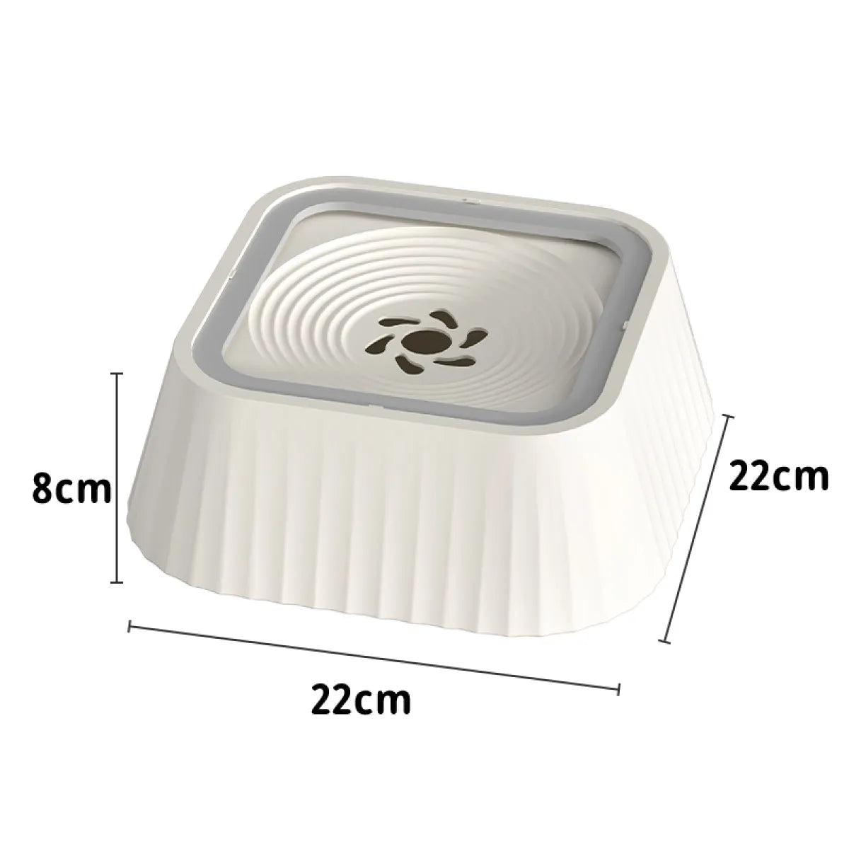 DryMuzzle — Floating Disk Pet Water Bowl