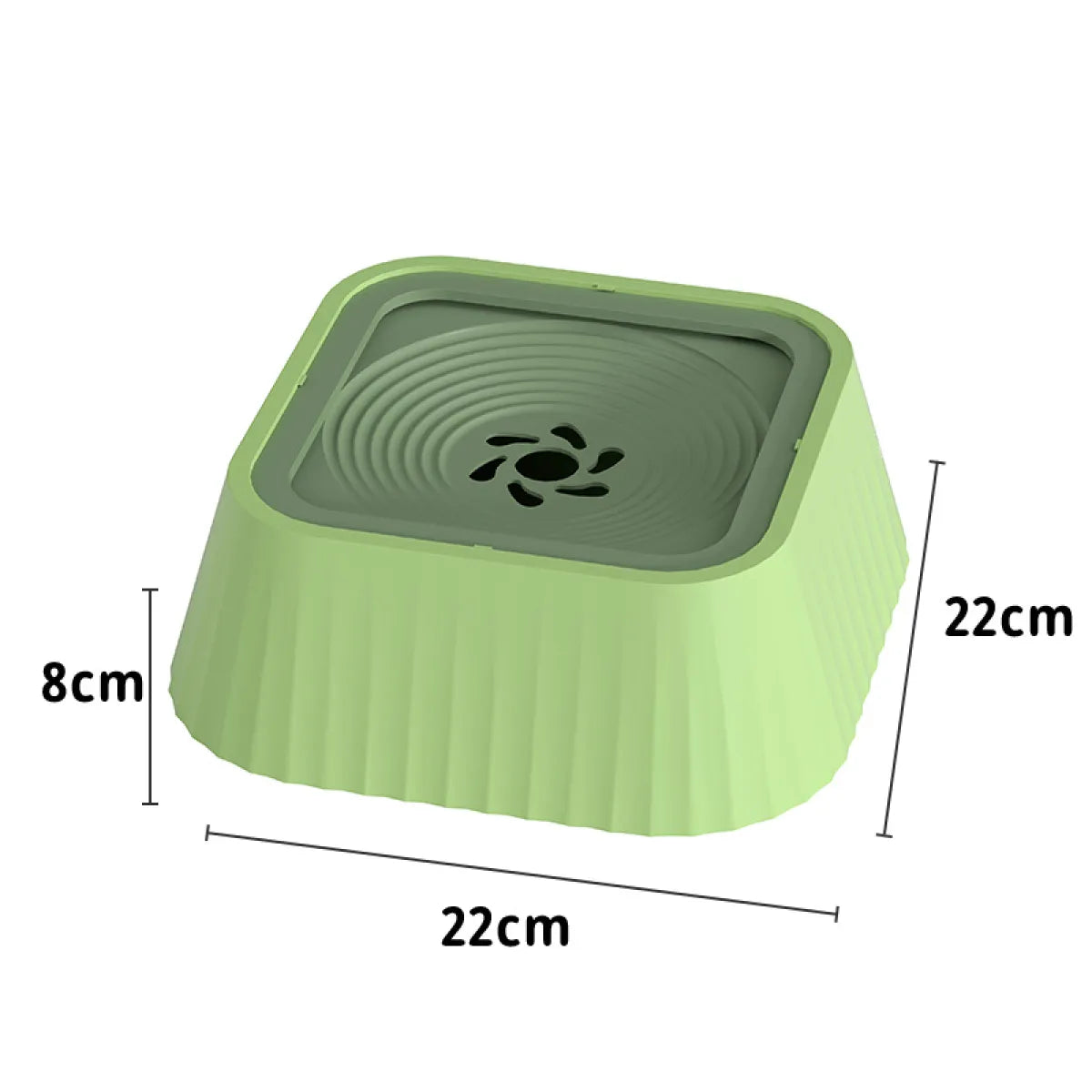 DryMuzzle — Floating Disk Pet Water Bowl